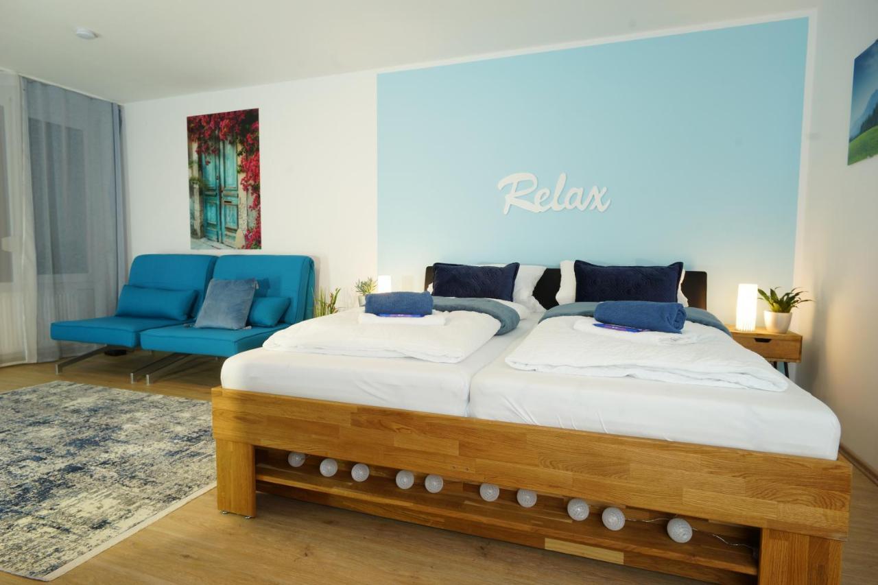 Relax - Blue Mit Pool Und Sauna Scheidegg Exterior photo